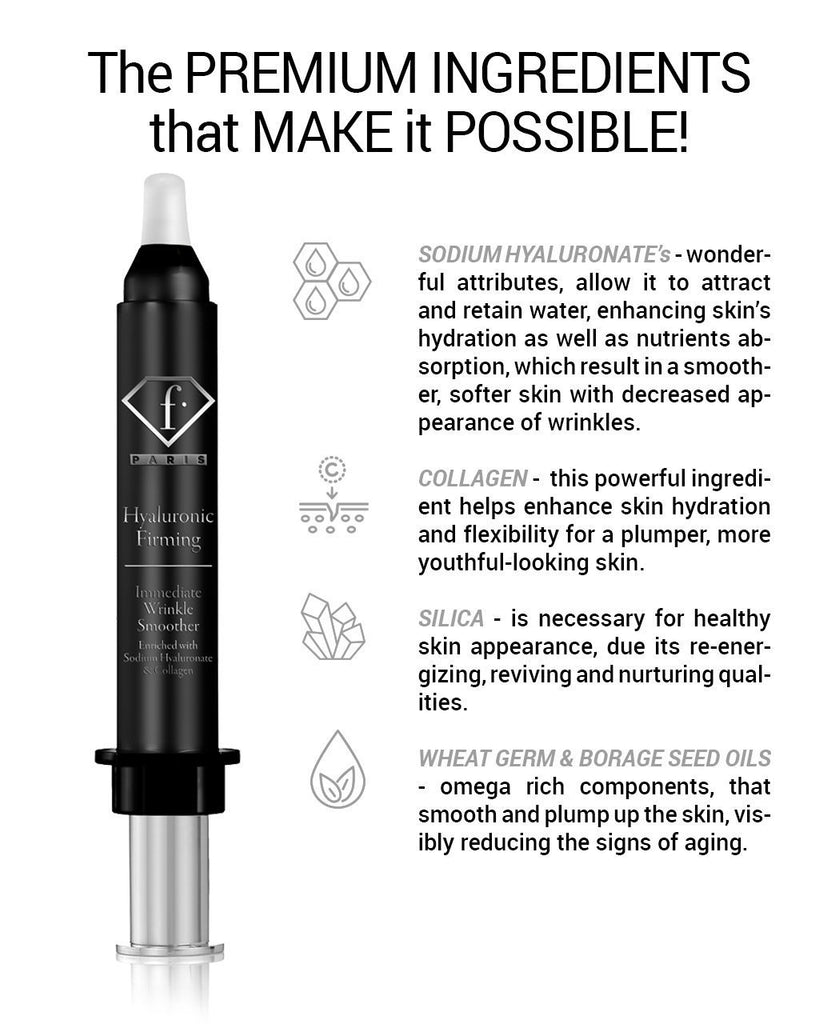 Hyaluronic Firming Wrinkle Smoother - מחליק קמטים מיידי עם חומצה היאלורונית - Fashion TV Cosmetics Israel
